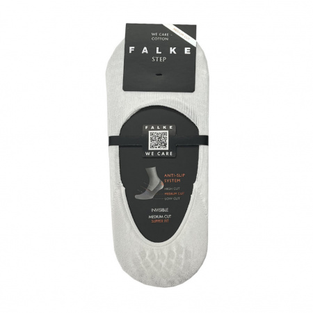FALKE 12498Step Medium р.39-40 бел подследники премиум класса в бутиках Monte Rosso